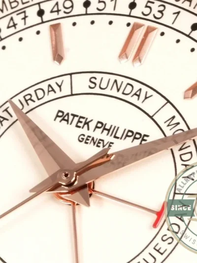 Superclone Complications 5212A-002 Patek Philippe CALATRAVA WEEKLY CALENDAR. 40 mm, Gold - High-Grade Replica Watch