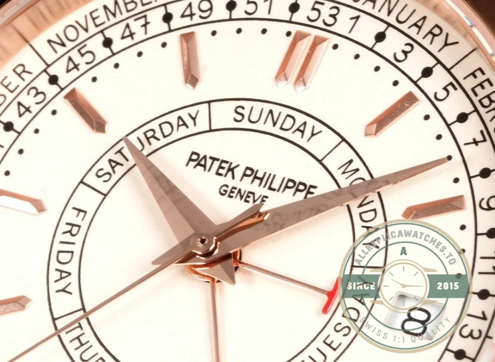 Superclone Complications 5212A-002 Patek Philippe CALATRAVA WEEKLY CALENDAR. 40 mm, Gold - High-Grade Replica Watch