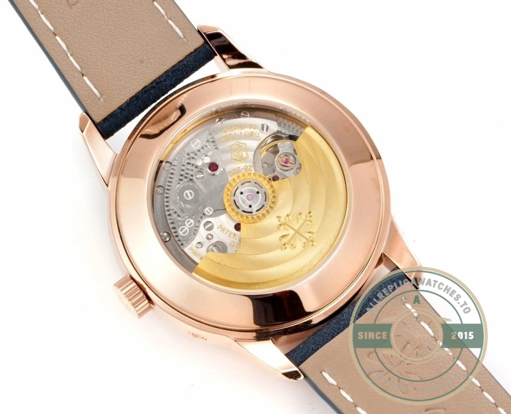Superclone Complications 5212A-002 Patek Philippe CALATRAVA WEEKLY CALENDAR. 40 mm, Gold - Swiss-Made Clone Watch