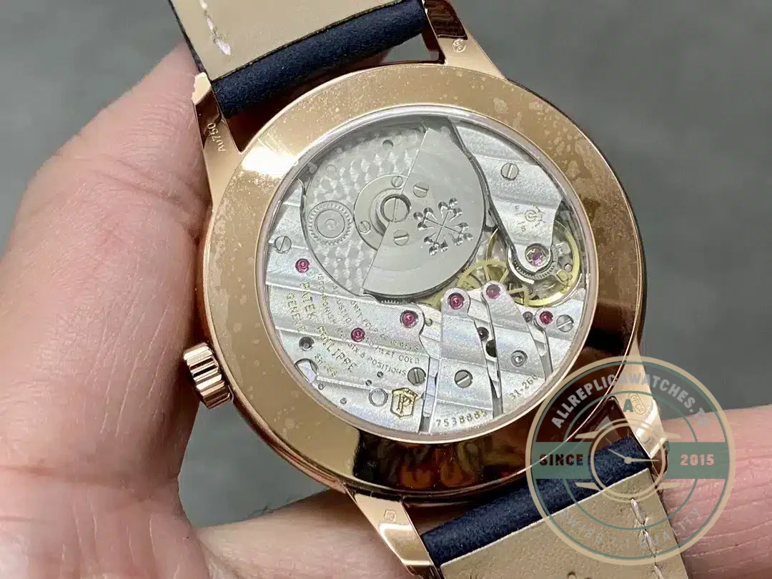 Superclone Complications 5224R-001 Patek Philippe 24-HOUR DISPLAY, TRAVEL TIME. 42 mm, Rose Gold - Best Quality Replica Watch