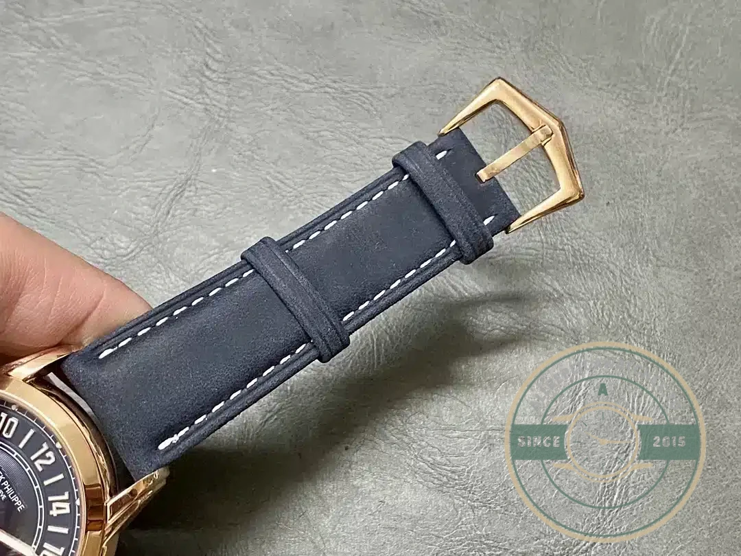 Superclone Complications 5224R-001 Patek Philippe 24-HOUR DISPLAY, TRAVEL TIME. 42 mm, Rose Gold - Swiss Movement Replica Watch