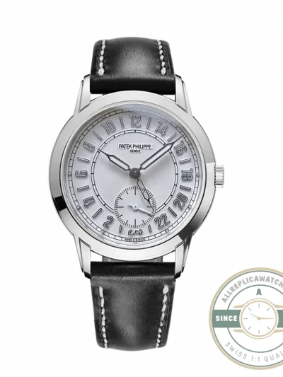 Superclone Complications 5224R-001 Patek Philippe 24-HOUR DISPLAY, TRAVEL TIME. 42 mm, White Gold - Swiss Movement Replica Watch