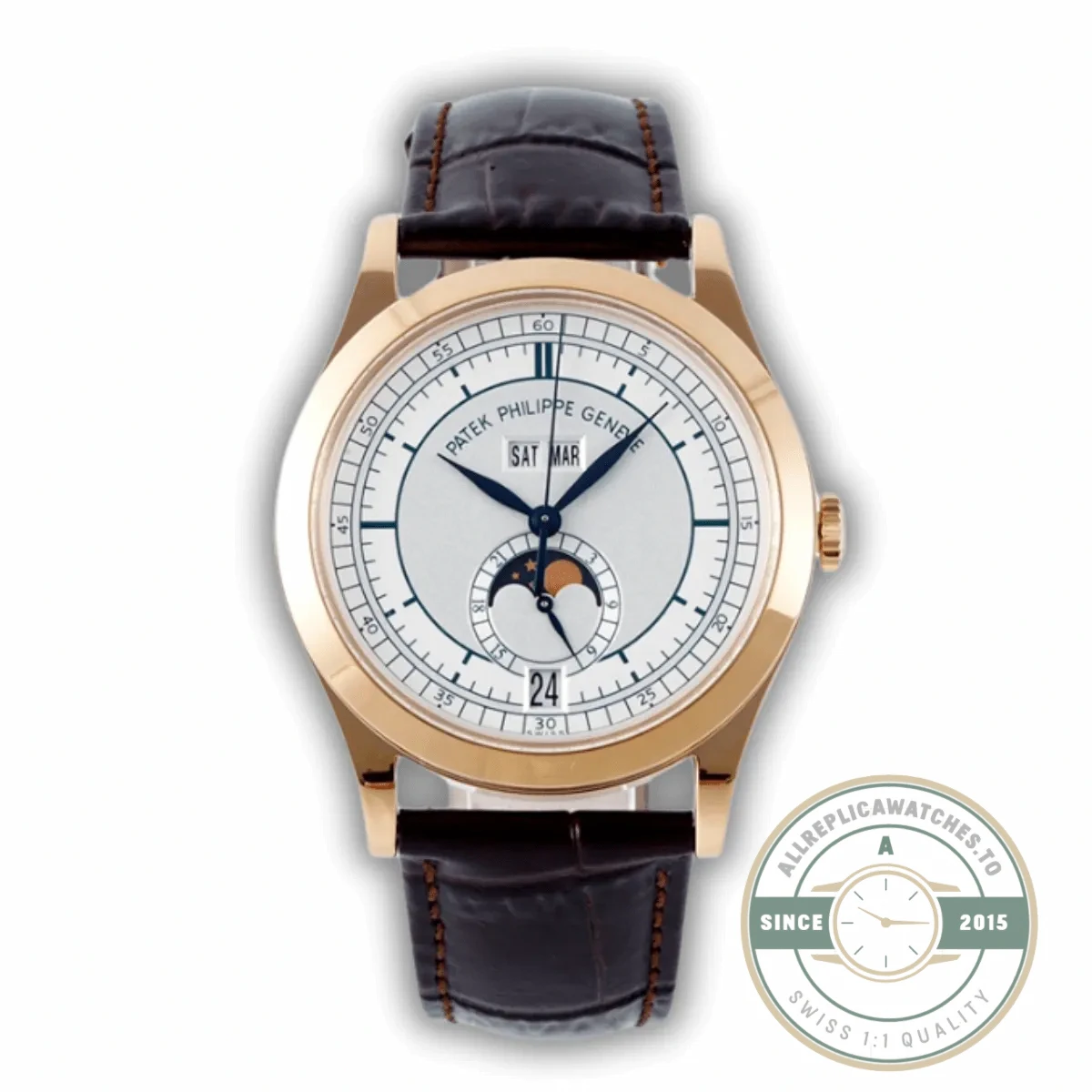 Superclone Complications 5396R-011 Patek Philippe ANNUAL CALENDAR 39 mm, Rose Gold - Swiss Movement Replica Watch