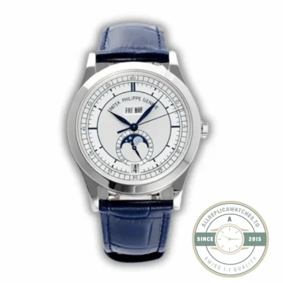 Superclone Complications 5396R-011 Patek Philippe ANNUAL CALENDAR 39 mm, White Gold - 1:1 Swiss Replica Watch