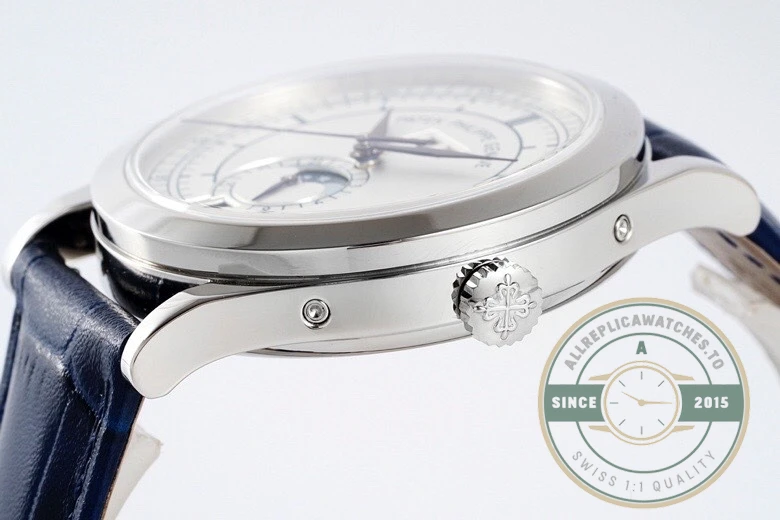 Superclone Complications 5396R-011 Patek Philippe ANNUAL CALENDAR 39 mm, White Gold - Affordable Super Clone Watch
