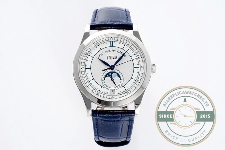 Superclone Complications 5396R-011 Patek Philippe ANNUAL CALENDAR 39 mm, White Gold - Best Quality Replica Watch