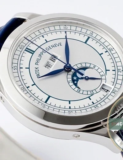 Superclone Complications 5396R-011 Patek Philippe ANNUAL CALENDAR 39 mm, White Gold - Best Quality Replica Watch