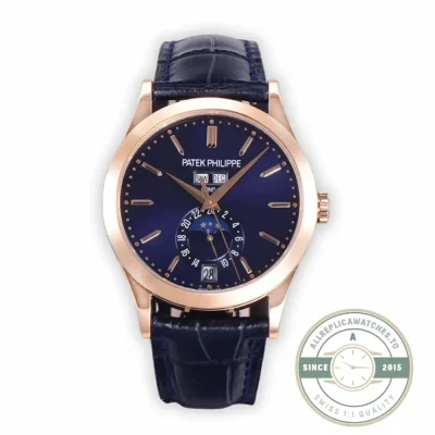 Superclone Complications 5396R-015 Patek Philippe ANNUAL CALENDAR, MOON PHASES. 38.5 mm, Rose Gold - Swiss-Made Clone Watch