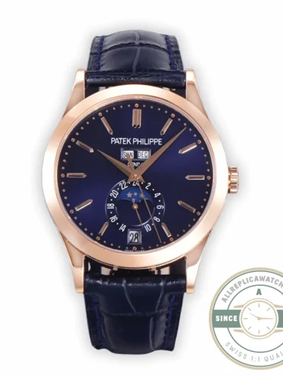 Superclone Complications 5396R-015 Patek Philippe ANNUAL CALENDAR, MOON PHASES. 38.5 mm, Rose Gold - Swiss-Made Clone Watch