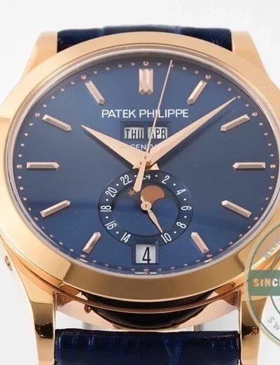 Superclone Complications 5396R-015 Patek Philippe ANNUAL CALENDAR, MOON PHASES. 38.5 mm, Rose Gold - Premium Super Clone Watch