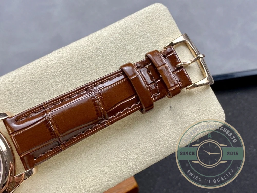 Superclone Complications 5905R-001 Patek Philippe Annual Calendar Chronograph 42 mm, Gold Rose, Brown Dial - Affordable Luxury Replica Timepiece