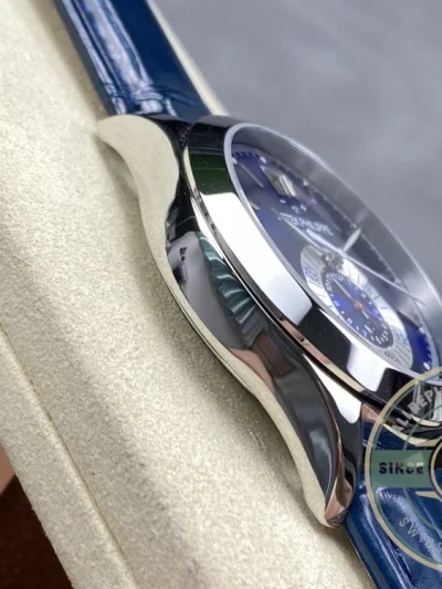 Superclone Complications 5960P-015 Patek Philippe Annual Calendar Chronograph 42 mm, Gold White, Blue Dial - Affordable Super Clone Watch