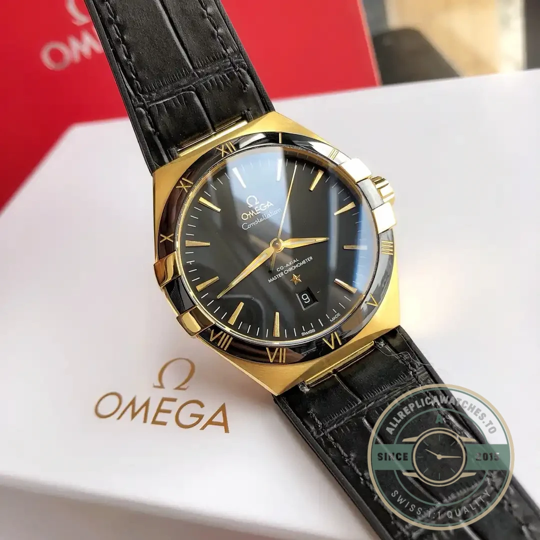 Superclone Constellation yellow gold 131.63.41.21.01.001 - Swiss Movement Replica Watch