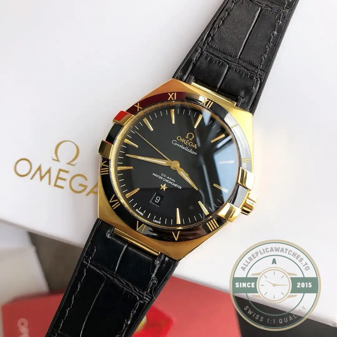 Superclone Constellation yellow gold 131.63.41.21.01.001 - Best Quality Replica Watch