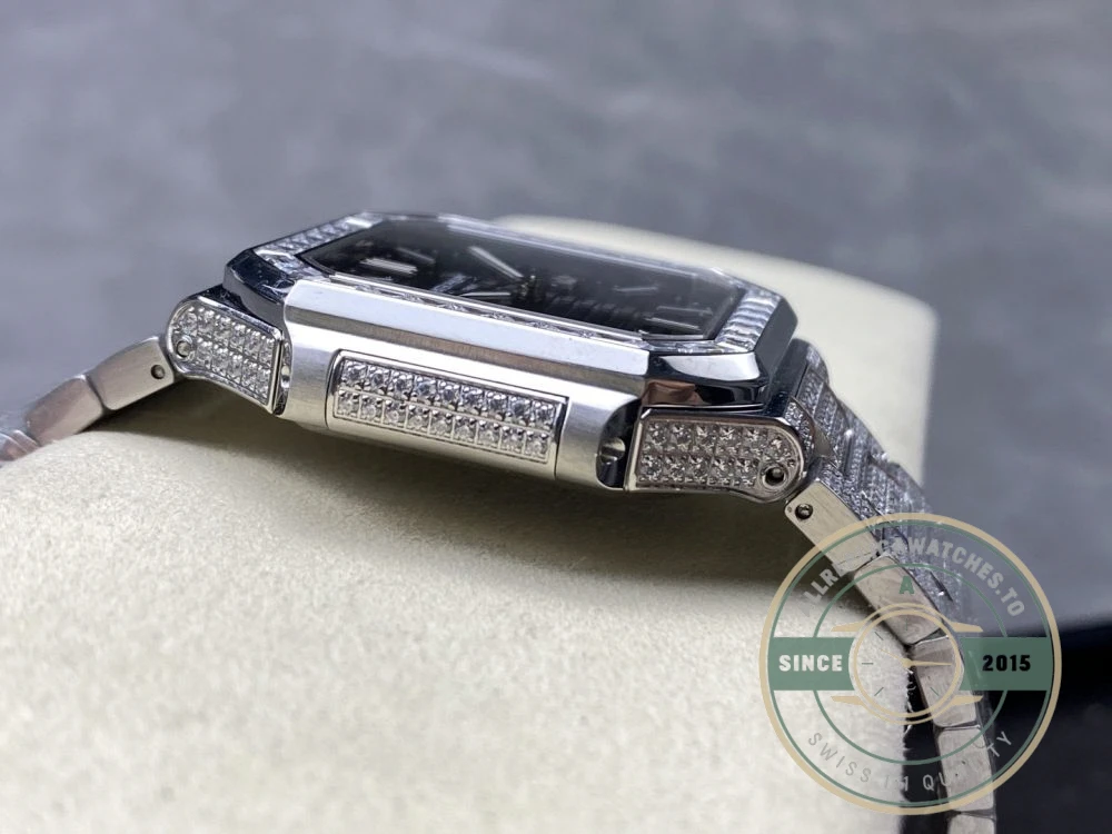 Superclone Cubitus 5821/1AR Patek Philippe 45 mm Black Dial, Diamond - Factory Super Clone Watch