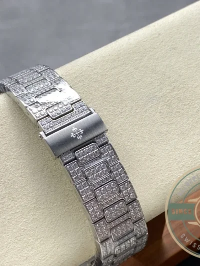 Superclone Cubitus 5821/1AR Patek Philippe 45 mm Black Dial, Diamond - Premium Super Clone Watch