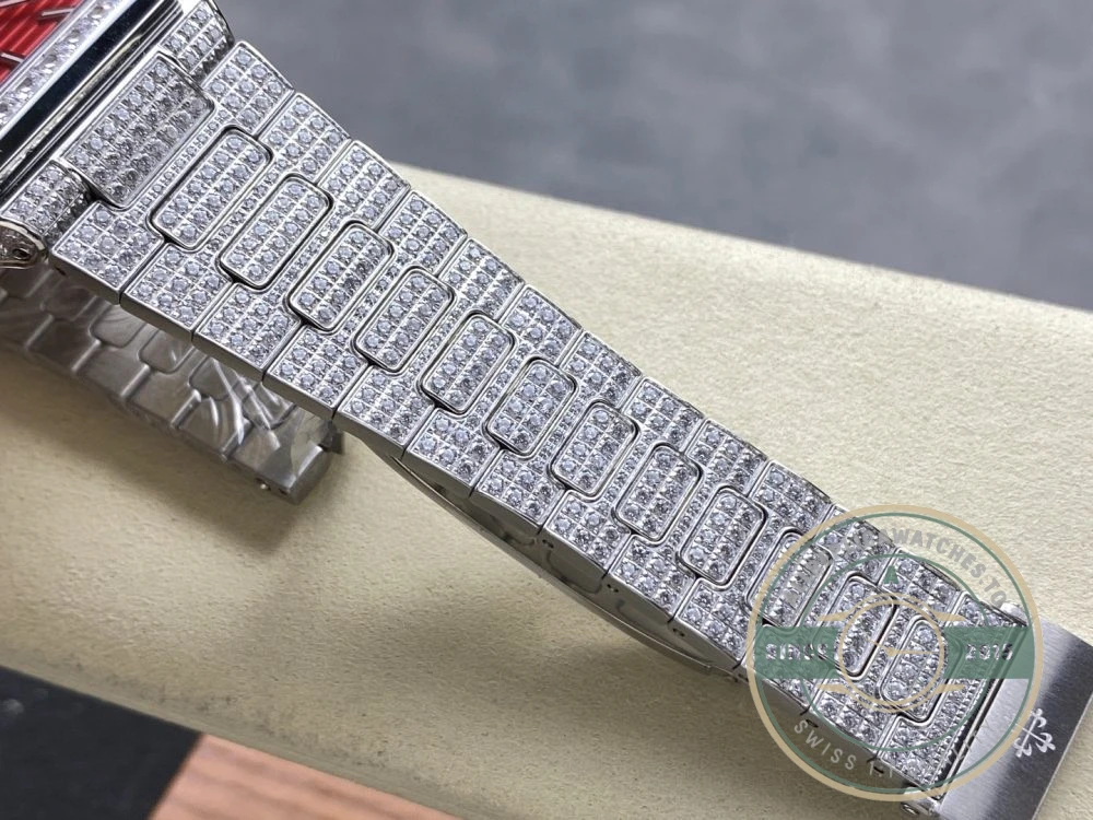 Superclone Cubitus 5821/1AR Patek Philippe 45 mm Blue Dial, Diamond - Affordable Luxury Replica Timepiece
