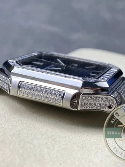 Superclone Cubitus 5821/1AR Patek Philippe 45 mm Blue Dial, Diamond - High-Grade Replica Watch