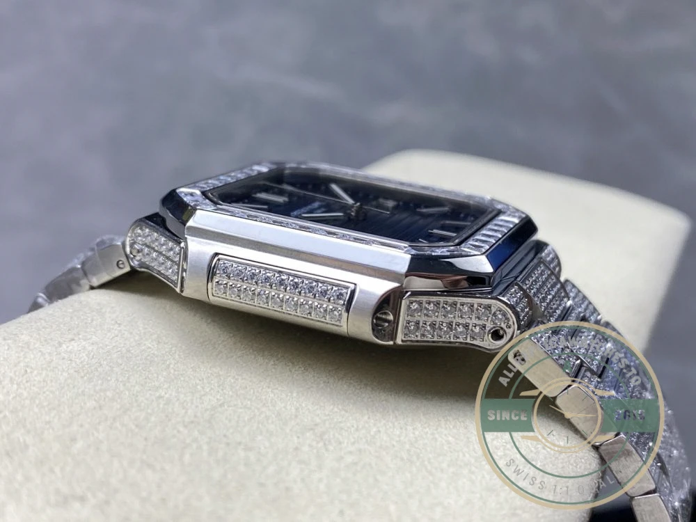 Superclone Cubitus 5821/1AR Patek Philippe 45 mm Blue Dial, Diamond - High-Grade Replica Watch