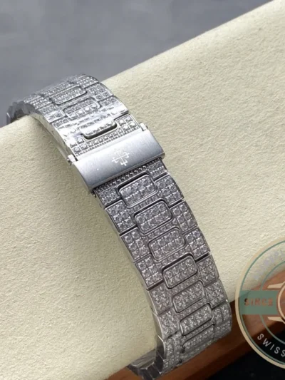 Superclone Cubitus 5821/1AR Patek Philippe 45 mm Blue Dial, Diamond - Best Quality Replica Watch