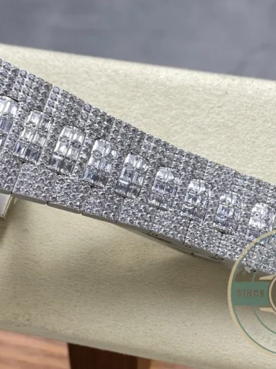 Superclone Cubitus 5821/1AR Patek Philippe 45 mm White Dial, Diamond - Top-Tier Swiss Replica Watch