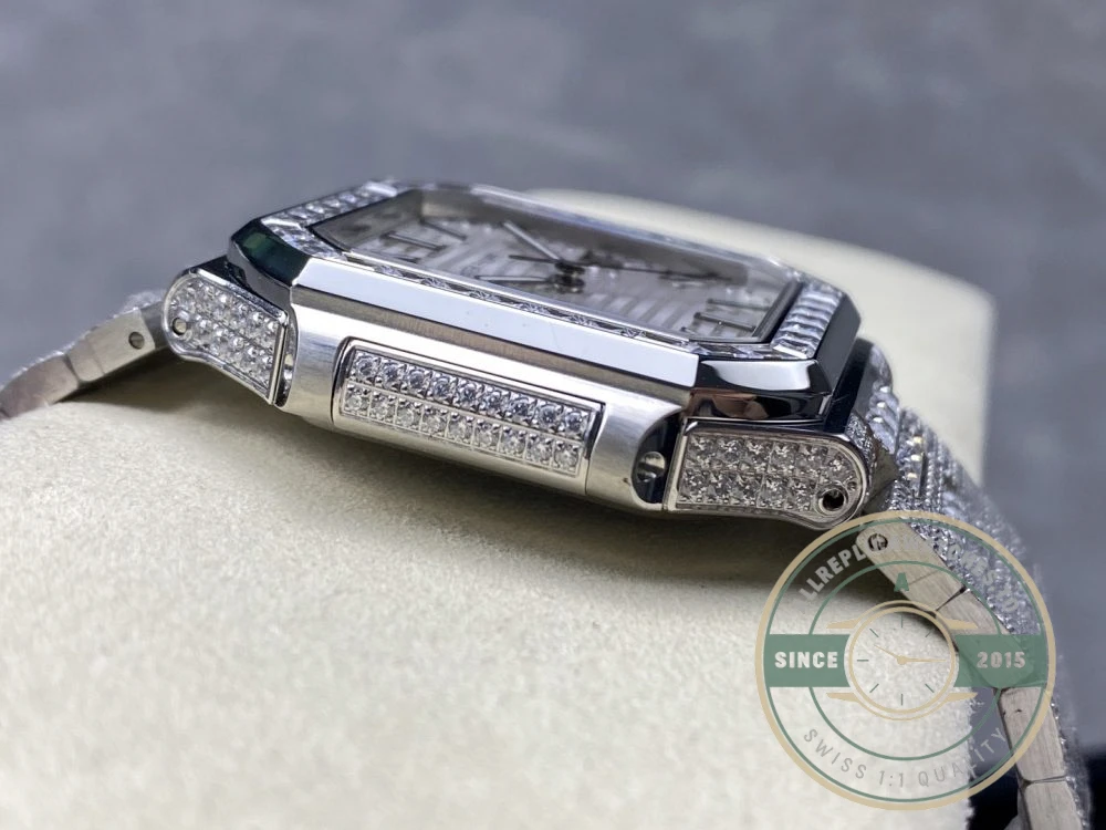 Superclone Cubitus 5821/1AR Patek Philippe 45 mm White Dial, Diamond - 1:1 Swiss Replica Watch