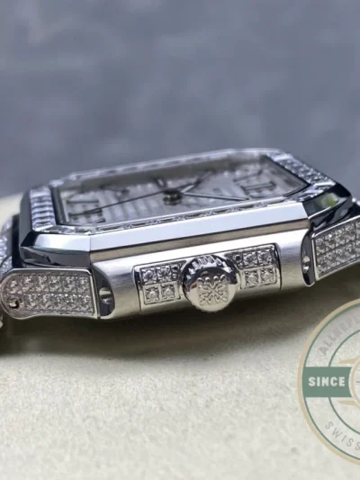 Superclone Cubitus 5821/1AR Patek Philippe 45 mm White Dial, Diamond - Factory Super Clone Watch