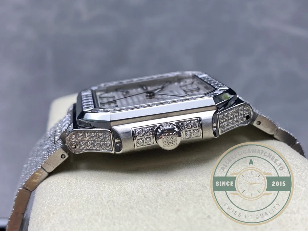 Superclone Cubitus 5821/1AR Patek Philippe 45 mm White Dial, Diamond - Factory Super Clone Watch