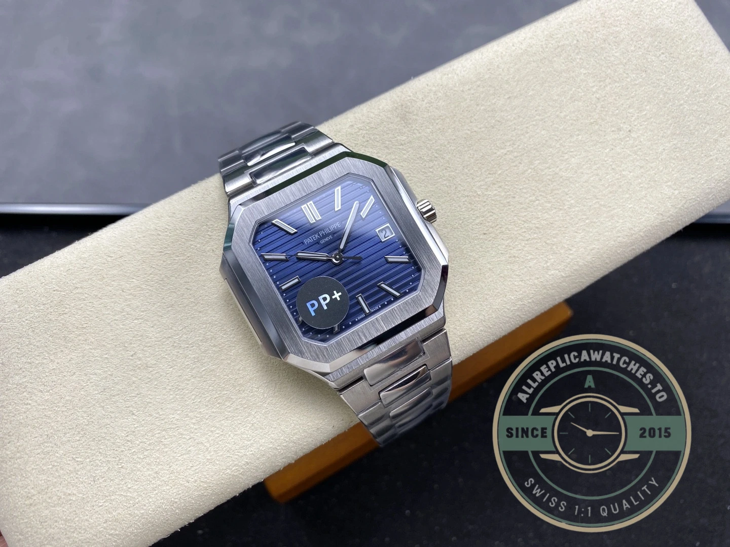 Superclone Cubitus 5821 Patek Philippe 45 mm Blue Dial - Swiss Movement Replica Watch