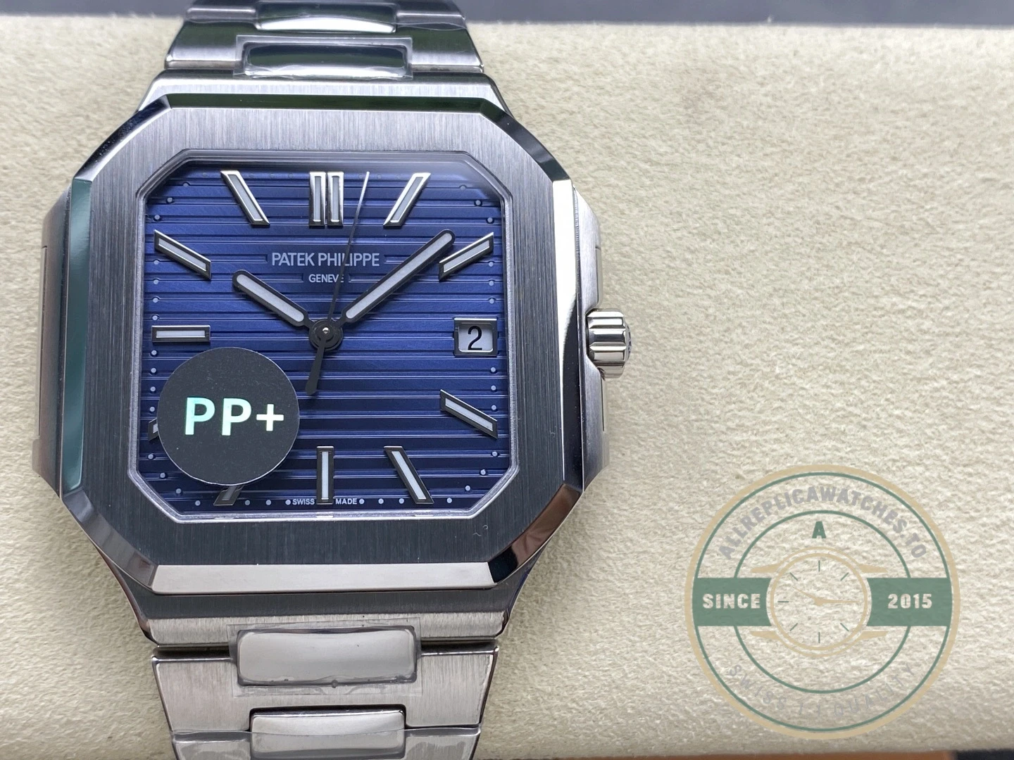 Superclone Cubitus 5821 Patek Philippe 45 mm Blue Dial - Affordable Super Clone Watch