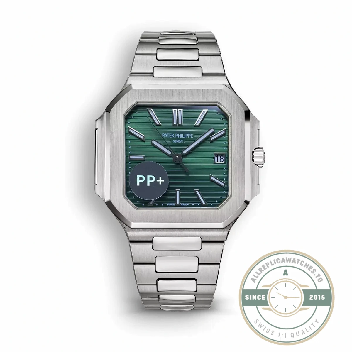 Superclone Cubitus 5821 Patek Philippe 45 mm Green Dial - 1:1 Swiss Replica Watch