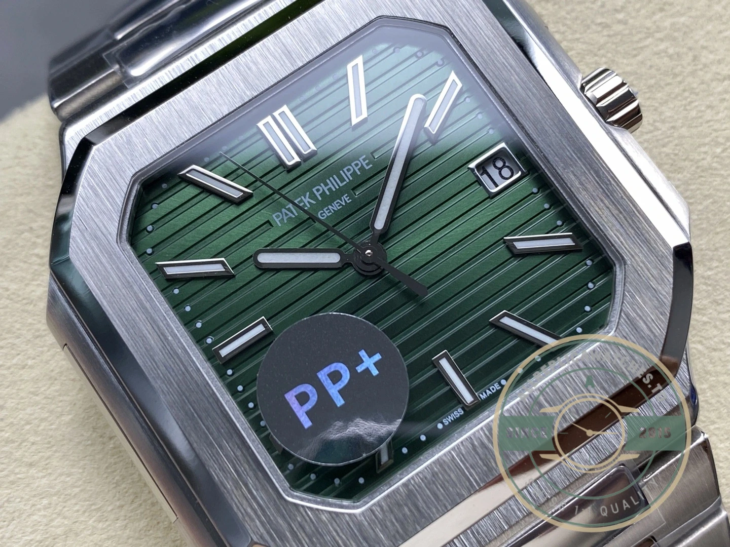 Superclone Cubitus 5821 Patek Philippe 45 mm Green Dial - Premium Super Clone Watch