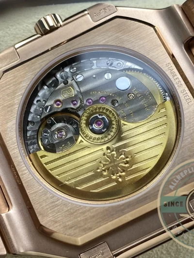 Superclone Cubitus 5821 Patek Philippe 45 mm Rose Gold White Dial - Luxury Replica Watch