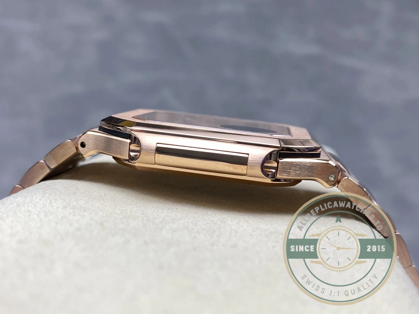 Superclone Cubitus 5821 Patek Philippe 45 mm Rose Gold White Dial - Budget Luxury Replica Watch