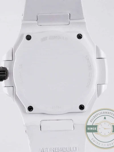 Superclone Nautilus 5711/1A-018 Patek Philippe 40 mm, Rubber Strap Black Dial - 1:1 Swiss Replica Watch