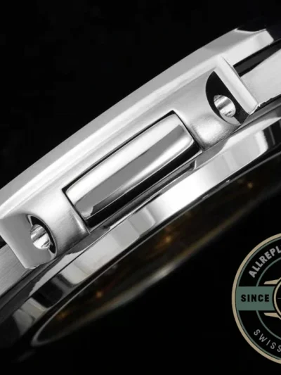 Superclone Nautilus 5711/1A-018 Patek Philippe 40 mm, Stainless Steel White Dial Purple Iced out - Top-Tier Swiss Replica Watch
