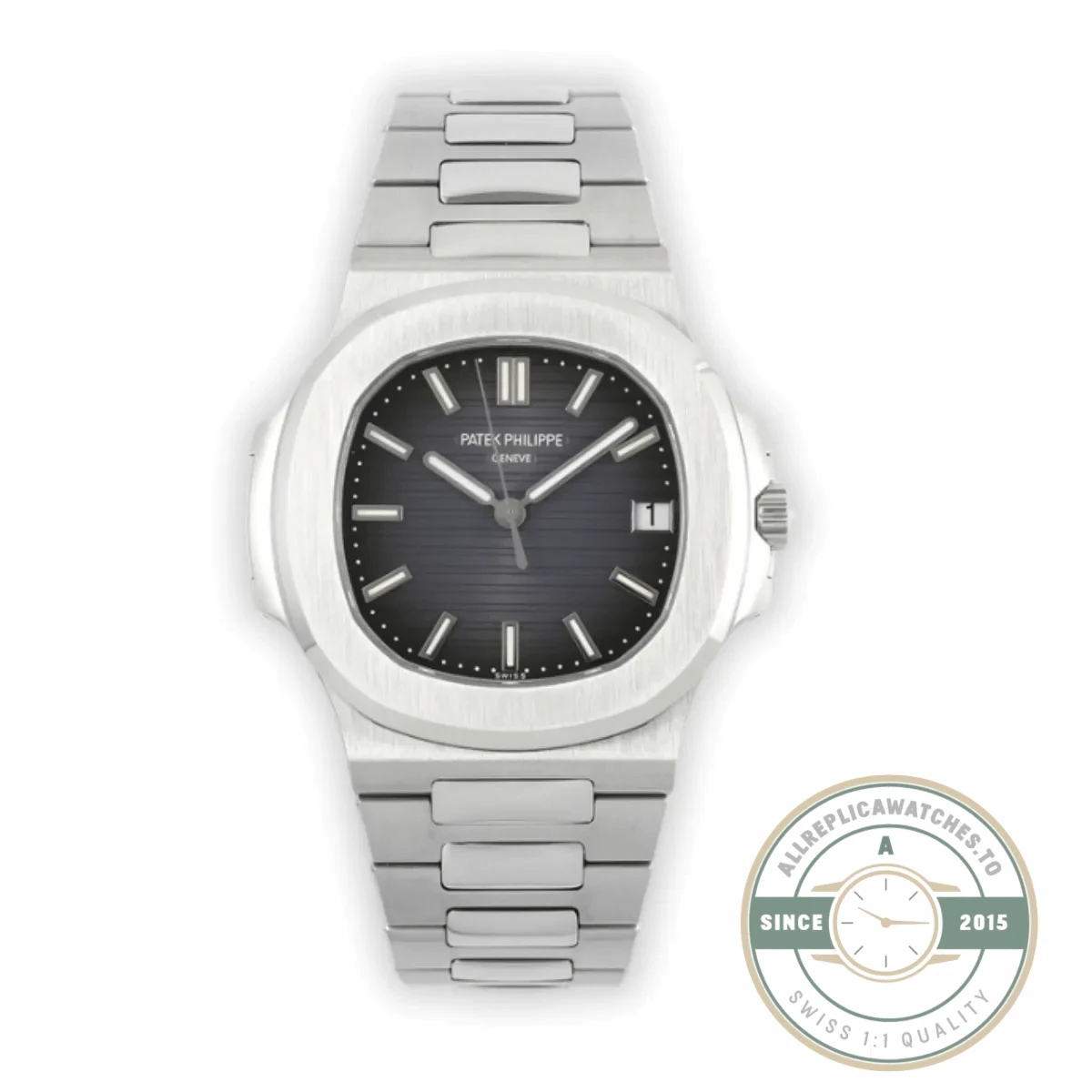 Superclone Nautilus 5711/1A 40 mm, Stainless Steel, Black Dial - Premium Super Clone Watch