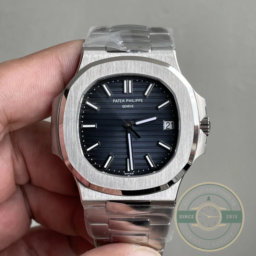 Superclone Nautilus 5711/1A 40 mm, Stainless Steel, Black Dial - Premium Super Clone Watch