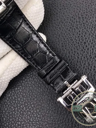 Superclone Nautilus 5711G-014 Patek Philippe 59 mm, Dark Dial, Leather - Best Quality Replica Watch