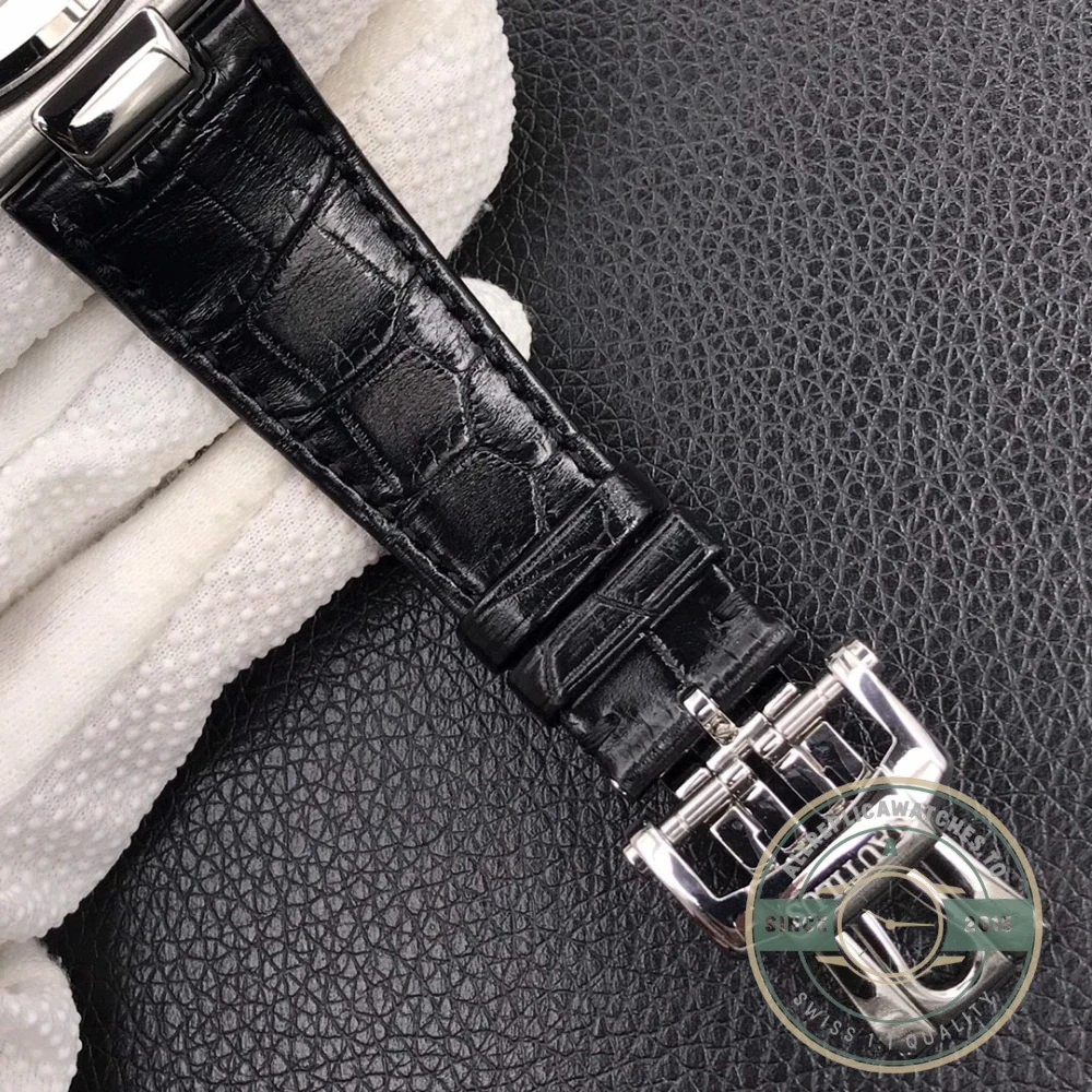 Superclone Nautilus 5711G-014 Patek Philippe 59 mm, Dark Dial, Leather - Best Quality Replica Watch