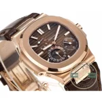 Superclone Nautilus 5712R-001 Patek Philippe Moon phases. 40 mm, Rose gold - Swiss-Made Clone Watch