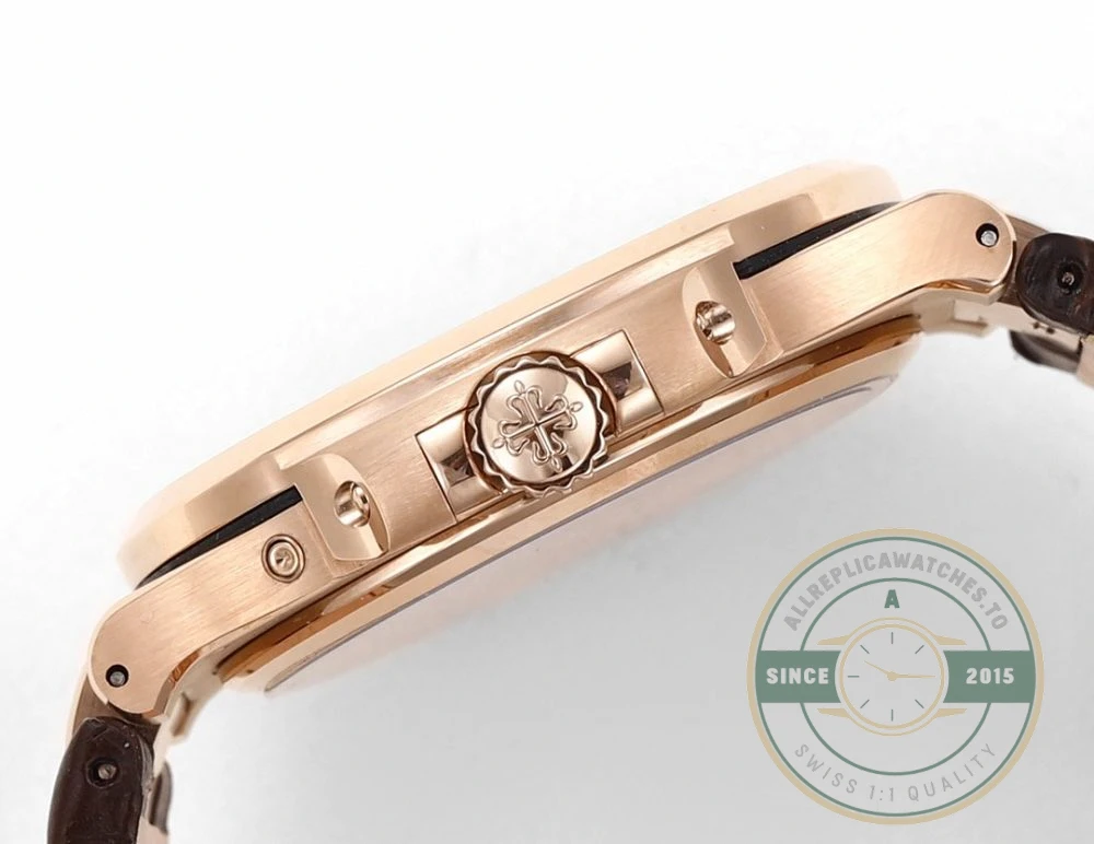 Superclone Nautilus 5712R-001 Patek Philippe Moon phases. 40 mm, Rose gold - Luxury Replica Watch