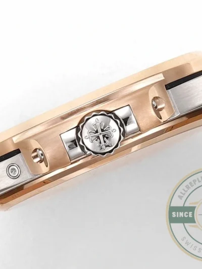 Superclone Nautilus 5712R-001 Patek Philippe Moon phases. 40 mm, Rose gold & Stainless Steel - High-Grade Replica Watch
