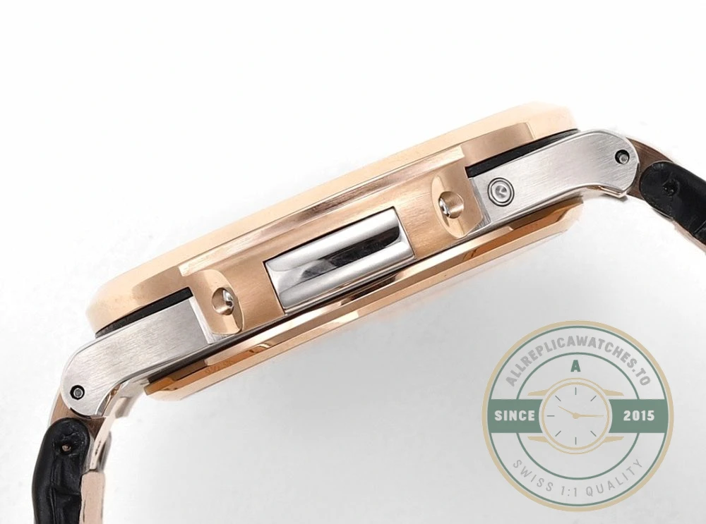 Superclone Nautilus 5712R-001 Patek Philippe Moon phases. 40 mm, Rose gold & Stainless Steel - High-Grade Replica Watch