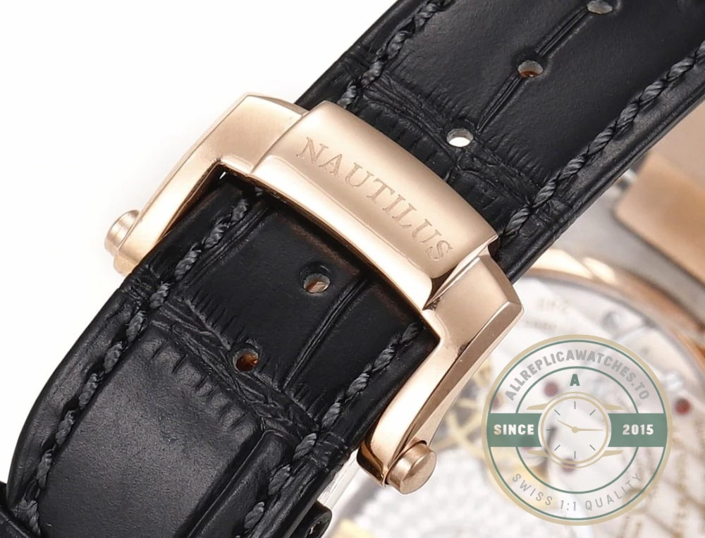 Superclone Nautilus 5712R-001 Patek Philippe Moon phases. 40 mm, Rose gold & Stainless Steel - Affordable Luxury Replica Timepiece