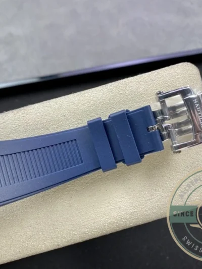 Superclone Nautilus 5726/1A Annual Calendar, Moon phases 40.5 mm, Steel, Blue Dial - Swiss Movement Replica Watch