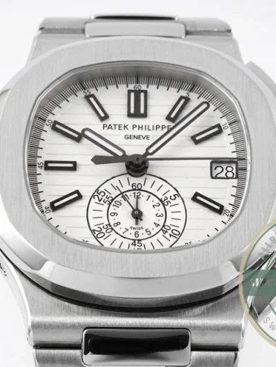 Superclone Nautilus 5980/1A-001 Patek Philippe Flyback chronograph, Date 40 mm, Stainless Steel - Swiss Movement Replica Watch