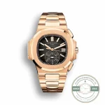Superclone Nautilus 5980/1R-001 Patek Philippe Flyback chronograph, Date. 40.5 mm, Rose gold - Best Quality Replica Watch