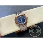Replica Nautilus 5980/1AR-001 Patek Philippe Flyback chronograph, Date. 40.5 mm, Steel/rose gold - Luxury Replica Watch