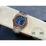 Replica Nautilus 5980/1AR-001 Patek Philippe Flyback chronograph, Date. 40.5 mm, Steel/rose gold - Top-Tier Swiss Replica Watch